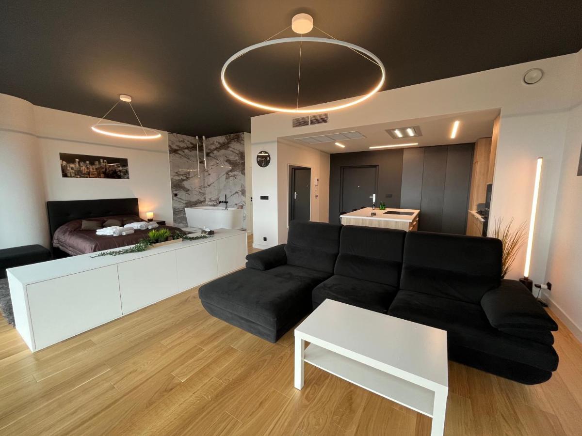 Hanza Tower - Luxurious Apartment 60M2 - 15Th Floor City View Szczecin Eksteriør bilde