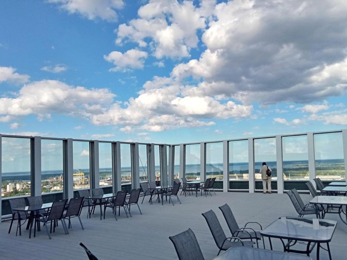 Hanza Tower - Luxurious Apartment 60M2 - 15Th Floor City View Szczecin Eksteriør bilde