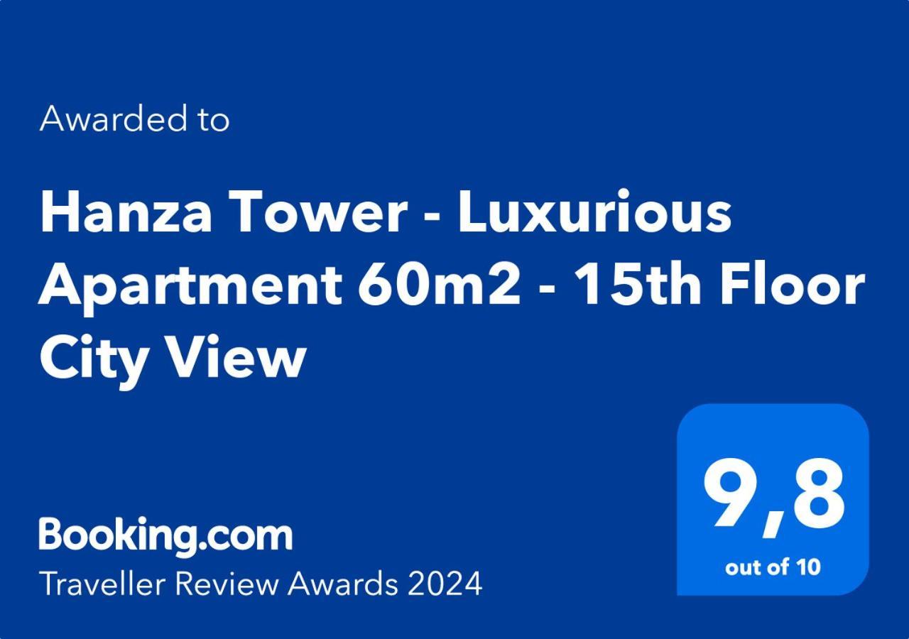Hanza Tower - Luxurious Apartment 60M2 - 15Th Floor City View Szczecin Eksteriør bilde